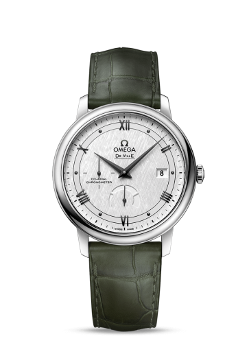 Omega De Ville Prestige Co-Axial 39.5 Power Reserve Stainless Steel / Vintage Silver Silk